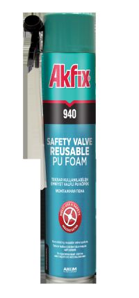 Akfix 940 Safety Valve PU Foam